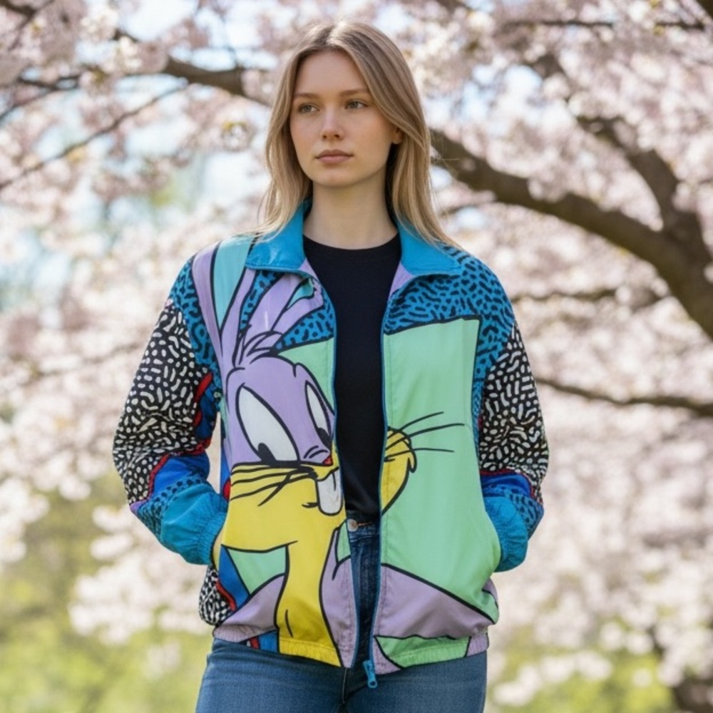 Vintage Pop Art Looney Tunes Bugs Bunny Jacket
